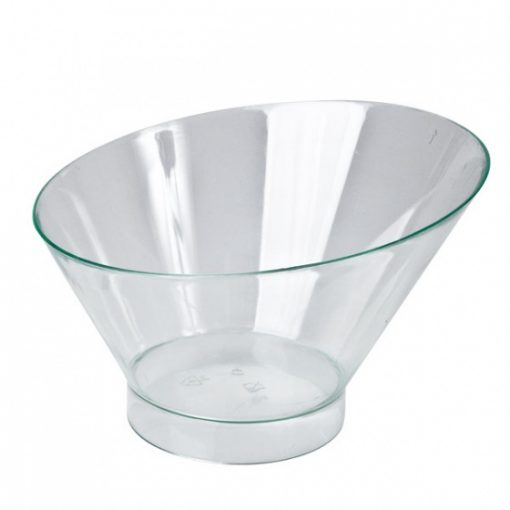 Disposable-Cover-to-suit-Slant-Round-Dish-Clear-195ml-55mmx108mmx75mm-100pcs-47013-C