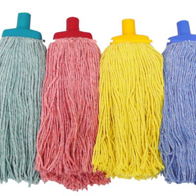 Mop-Cotton-Solid-Colour-400g-Yellow-suits-handle-MHPC-Y-CMMY