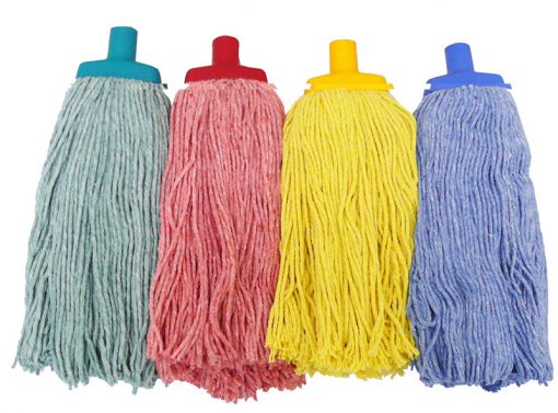 Mop-Cotton-Solid-Colour-400g-Yellow-suits-handle-MHPC-Y-CMMY
