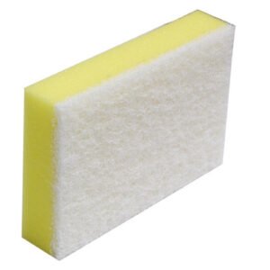 Scourer-Sponge-Commercial-White-&-Yellow-150-x-100mm-NBSSW