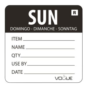Vogue-Removable-Day-of-the-Week-Label-Sunday-Black---500-per-Roll-DL072