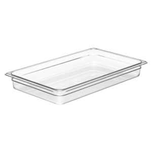 Polycarb Food Pan 1/1 Size GN 65mm Clear