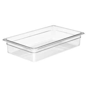 Polycarb Food Pan 1/1 Size GN 100mm Clear