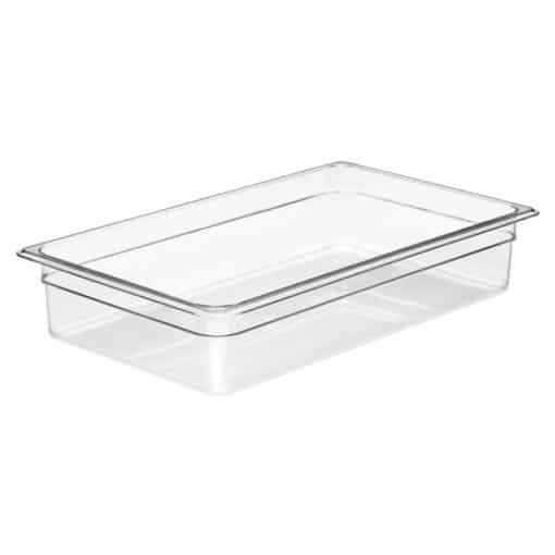Polycarb Food Pan 1/1 Size GN 100mm Clear