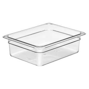 Polycarb Food Pan 1/2 Size GN 100mm Clear